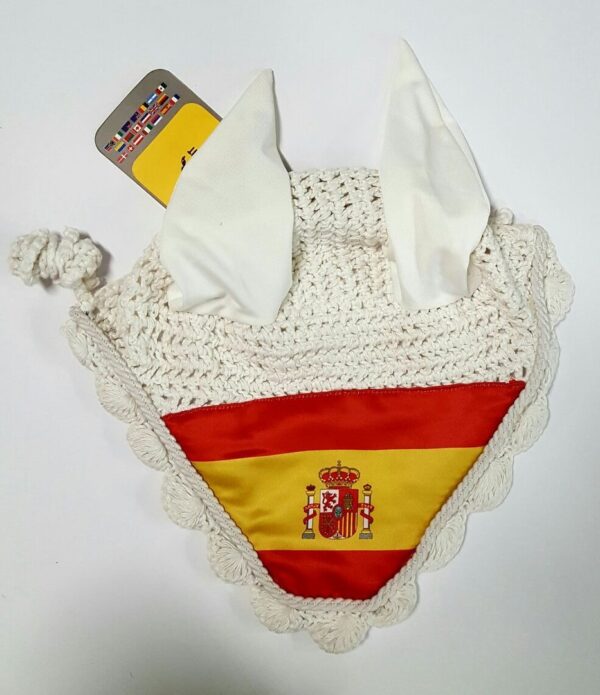 Cuffietta in cotone con bandiera spagnola