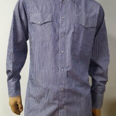 Camicia Uomo Western Barkley Regular con Bottoni in Madreperla