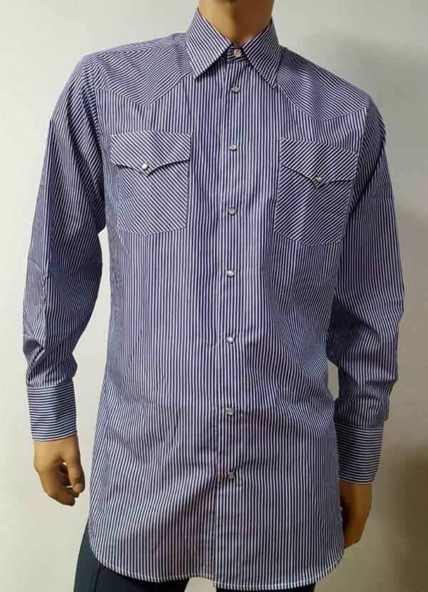 Camicia Uomo Western Barkley Regular con Bottoni in Madreperla