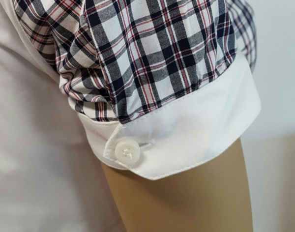 Camicia da Concorso a Quadri con Pettorina Donna Cavalleria Toscana - immagine 4