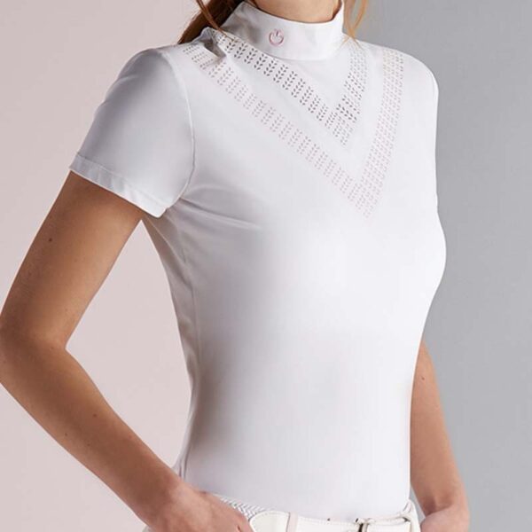 Polo concorso Cavalleria Toscana donna perforated double