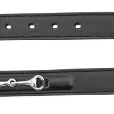Cintura in Cuoio Monta Inglese Modello Egg Butt con Filetto