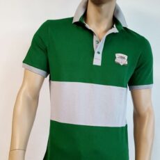 Polo Uomo Equiline Verde\Grigio
