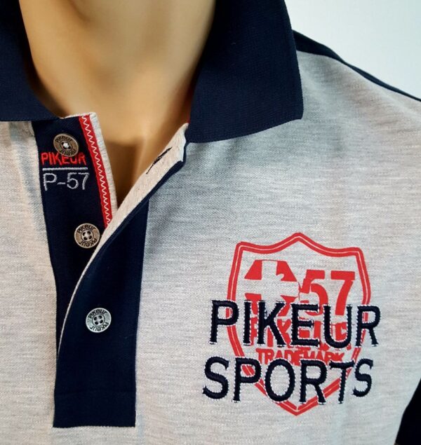 Polo Uomo Pikeur Grigia