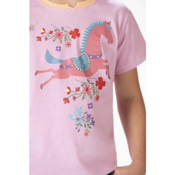Maglietta bimba flower pony - immagine 2