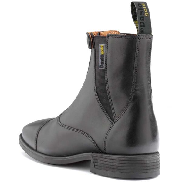 Stivaletto con zip gold - immagine 2