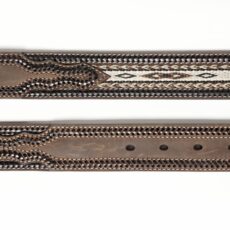 Cintura Western uomo cuoio