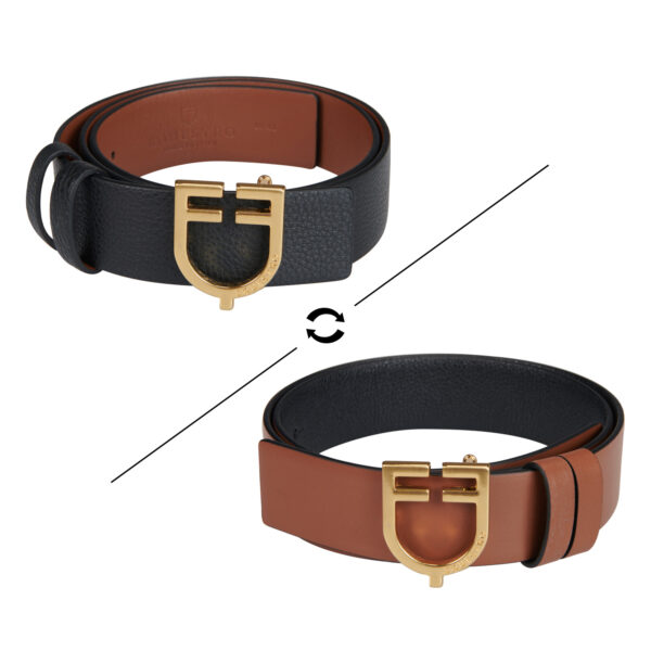 Cintura in cuoio DOUBLE FACE EQUESTRO - immagine 2