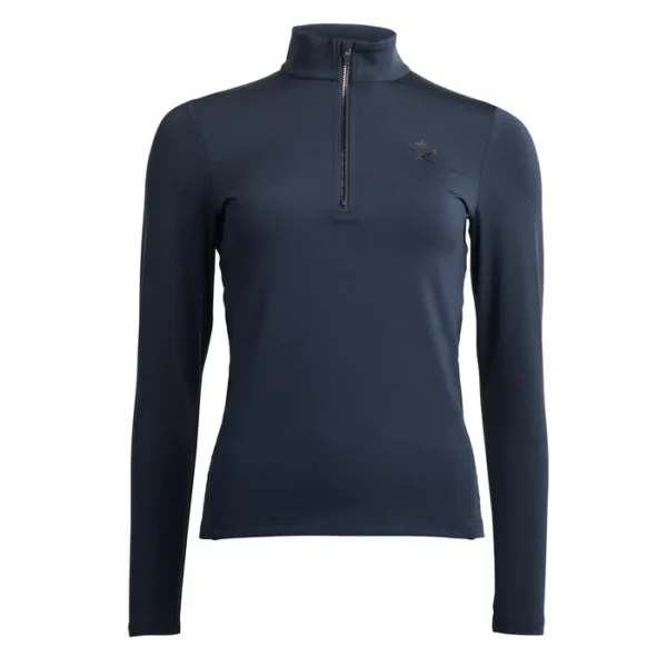 Maglia termica donna con zip Kingsland