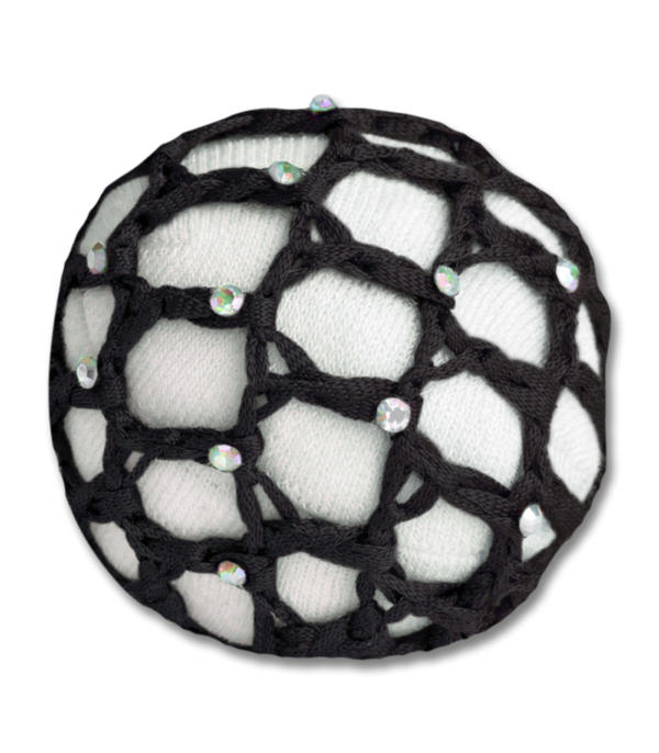 RETINA PER CHIGNON CON STRASS - immagine 2
