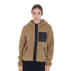 FELPA DONNA IN PILE CON TASCA FRONTALE