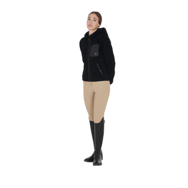 FELPA DONNA IN PILE CON TASCA FRONTALE - immagine 13