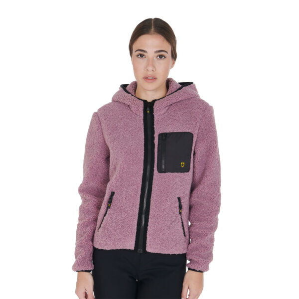 FELPA DONNA IN PILE CON TASCA FRONTALE - immagine 15