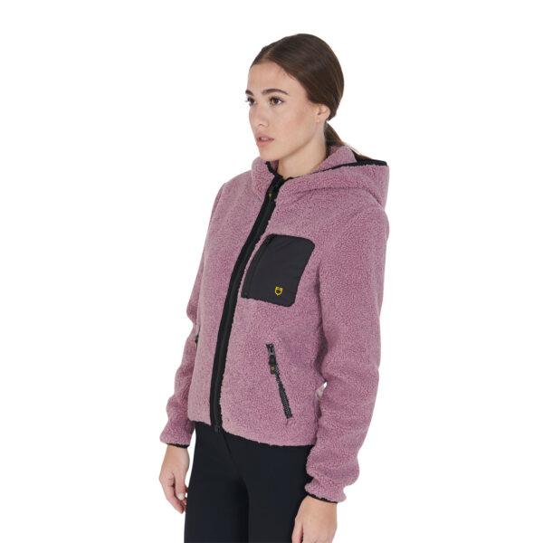 FELPA DONNA IN PILE CON TASCA FRONTALE - immagine 17