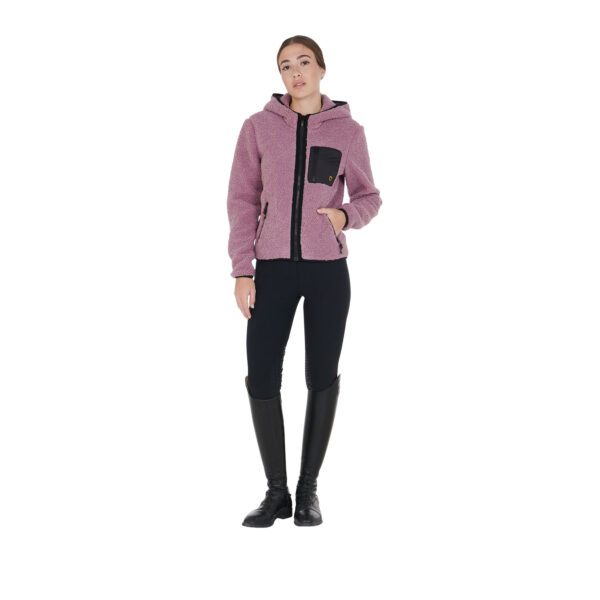 FELPA DONNA IN PILE CON TASCA FRONTALE - immagine 19