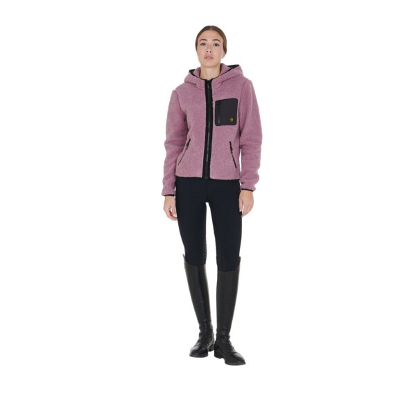 FELPA DONNA IN PILE CON TASCA FRONTALE - immagine 20