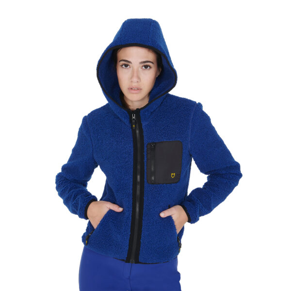 FELPA DONNA IN PILE CON TASCA FRONTALE - immagine 24