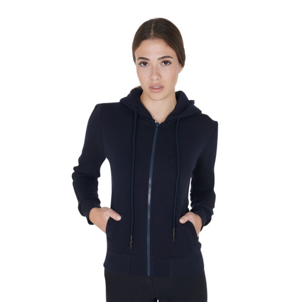 FELPA DONNA SLIM FIT CON CAPPUCCIO - immagine 7