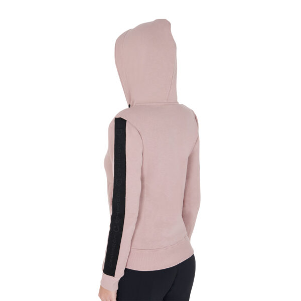 FELPA DONNA SLIM FIT CON CAPPUCCIO - immagine 2