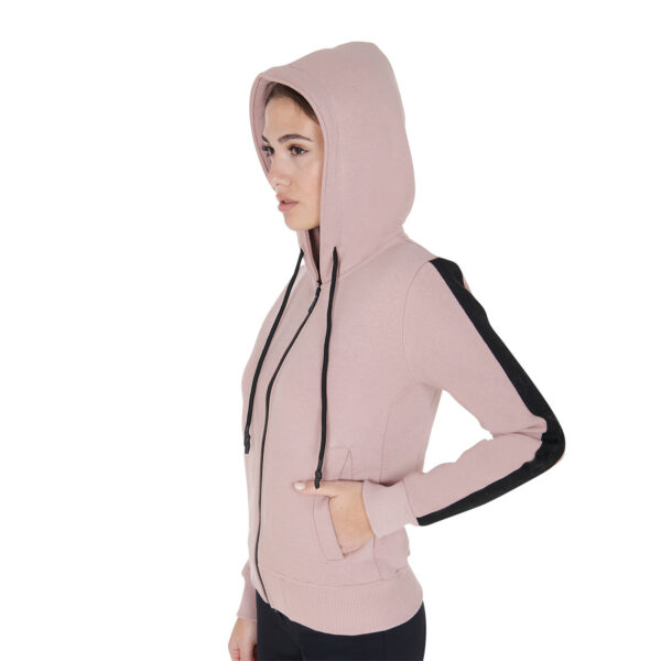 FELPA DONNA SLIM FIT CON CAPPUCCIO - immagine 3