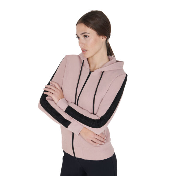 FELPA DONNA SLIM FIT CON CAPPUCCIO - immagine 4