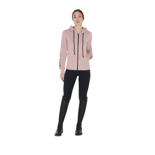 FELPA DONNA SLIM FIT CON CAPPUCCIO - immagine 5