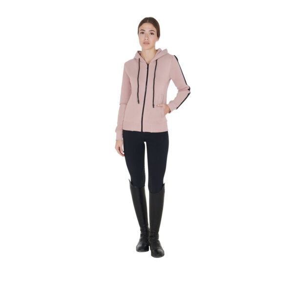 FELPA DONNA SLIM FIT CON CAPPUCCIO - immagine 6