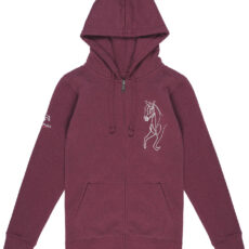 Felpa donna zip Sarm Hippique