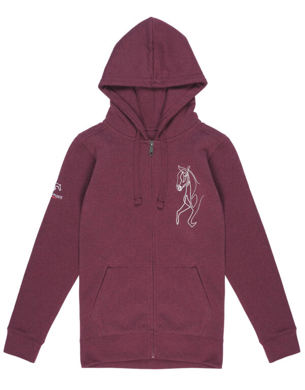 Felpa donna zip Sarm Hippique
