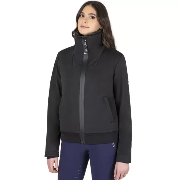 Giubbetto softshell donna interno con ecopelliccia Equiline - immagine 2