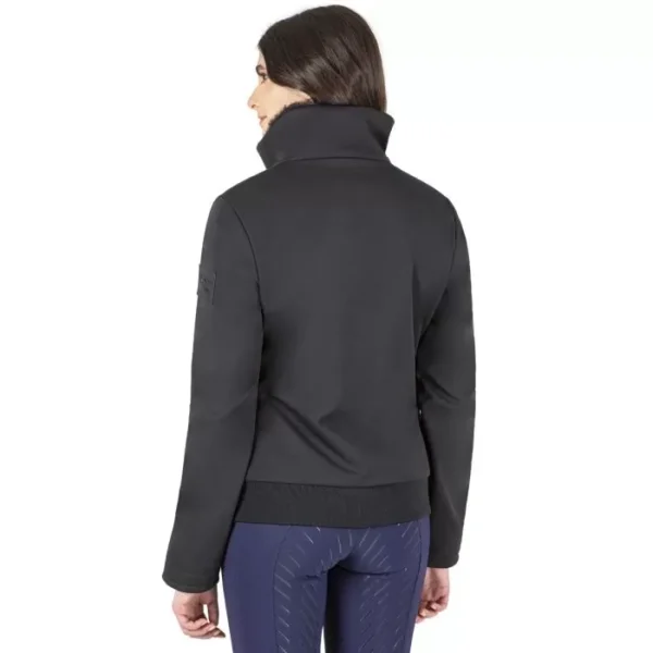 Giubbetto softshell donna interno con ecopelliccia Equiline - immagine 3