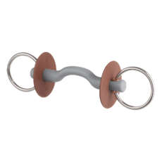 Filetto BERIS con ponte passalingua, anello 7,5 cm