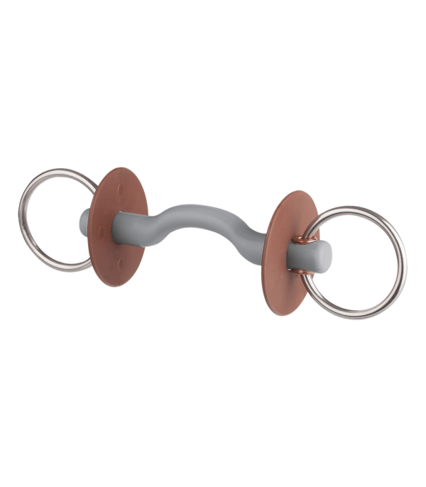 Filetto BERIS con ponte passalingua, anello 7,5 cm
