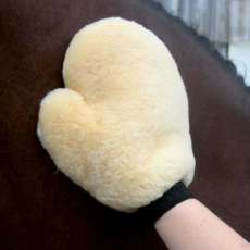 Guanto grooming in agnellino