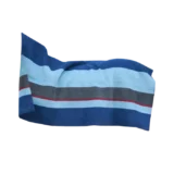 Coperta Quadrata a strisce in Pile - immagine 2