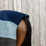 Coperta Quadrata a strisce in Pile - immagine 5