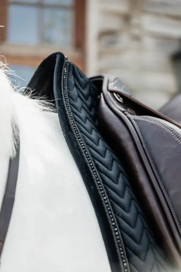Sottosella Velvet con Perle da Dressage - immagine 4