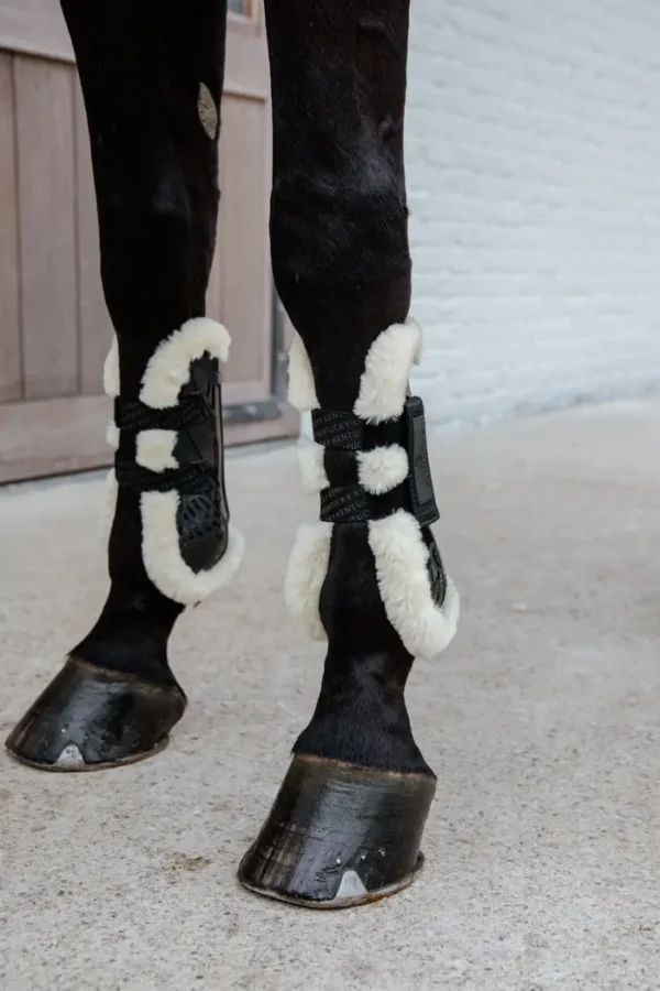 Paratendini con Velcro e Pelle di Pecora Vegana - immagine 7