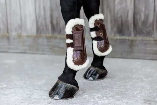 Paratendini con Velcro e Pelle di Pecora Vegana - immagine 8