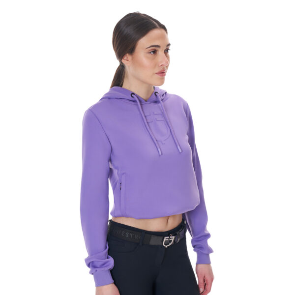 Felpa donna con cappuccio Equestro - immagine 3