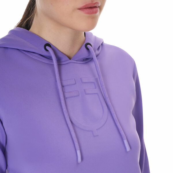 Felpa donna con cappuccio Equestro - immagine 4