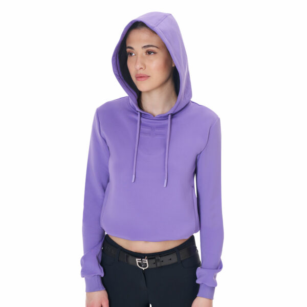 Felpa donna con cappuccio Equestro - immagine 5