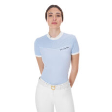 Polo donna da concorso mezza manica Equestro
