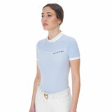 Polo donna da concorso mezza manica Equestro - immagine 3