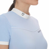 Polo donna da concorso mezza manica Equestro - immagine 4