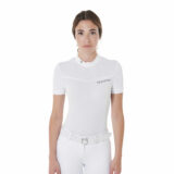 Polo donna da concorso mezza manica Equestro - immagine 6