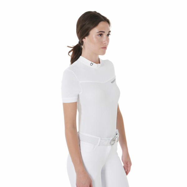 Polo donna da concorso mezza manica Equestro - immagine 9