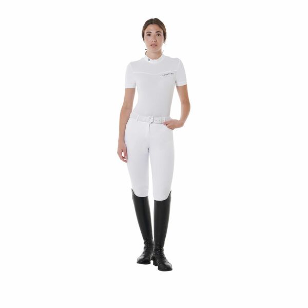 Polo donna da concorso mezza manica Equestro - immagine 11
